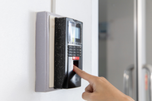 biometria na porta